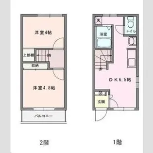 ライフ光【8号室】の間取り