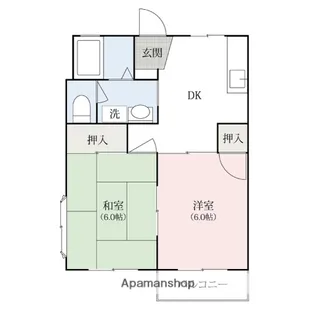 メゾンムラヤマ【B202号室】の間取り