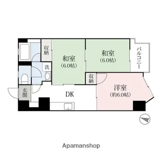 アシスト第2足利マンションⅡ【204号室】の間取り