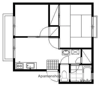 サンハイツ丸山【202号室】の間取り