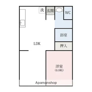 ASホワイトハイツ【204号室】の間取り