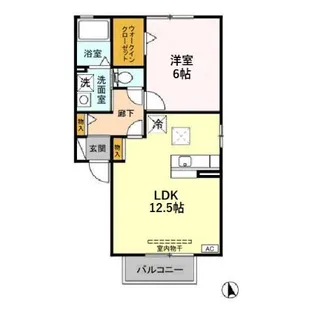 グランドール AB【1階】の間取り