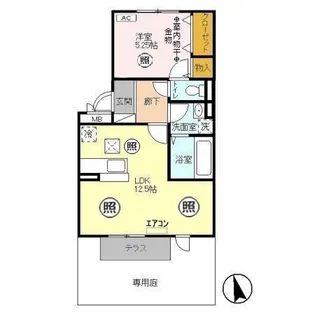 パンフレール【1階】の間取り