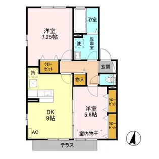 HUIT A【1階】の間取り
