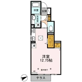 フロール パーク【1階】の間取り