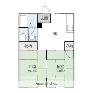 ハイツ石川【102号室】の間取り