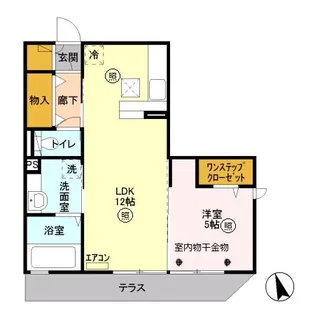 アーバンロック【1階】の間取り