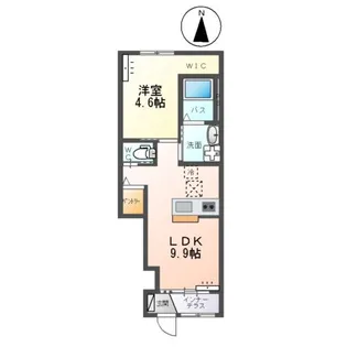 ルナ ハウス【1階】の間取り