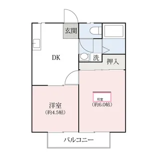 ハイツサンフラワー【2階】の間取り