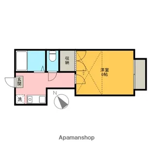 プルミエール足利【205号室】の間取り