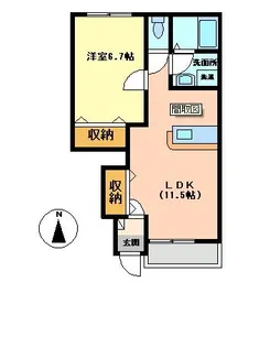 アンダンテ【1階】の間取り