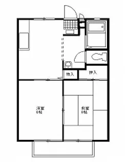 パークヒルズ【1階】の間取り