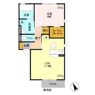 ロトンド【1階】の間取り