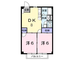 カーム植上Ⅱ【2階】の間取り