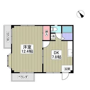 スイードハイツⅡ【2階】の間取り