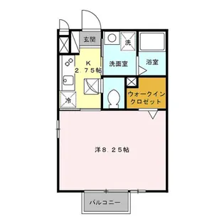 リヴァージュねぎし【1階】の間取り