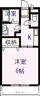 クレイドル【2階】の間取り