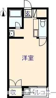 クオリティハイツ稲荷町【303号室】の間取り