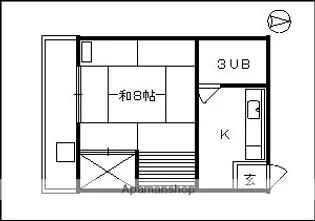 シティハウス岩押【202号室】の間取り