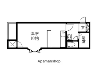 パレス大竹【1階】の間取り