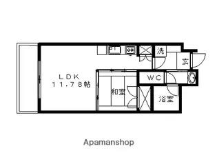 高砂ハイツ高崎西口【12階】の間取り
