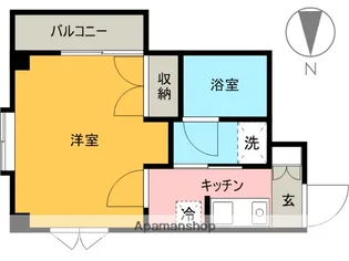 ハイム関矢【2階】の間取り