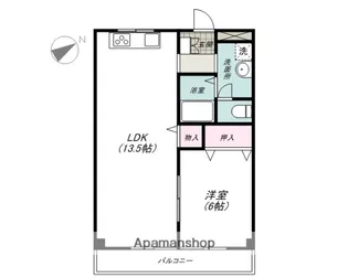 フジレジデンス【205号室】の間取り