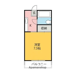 群馬県佐波郡玉村町大字上之手【アパート】の間取り