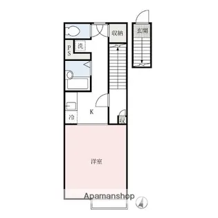 ソレイユ【2階】の間取り