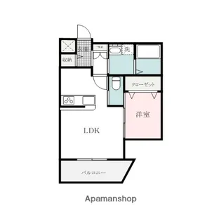 ラ・バーゼ【3階】の間取り