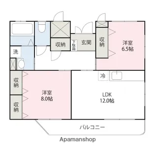 ラ・バーゼ【1階】の間取り