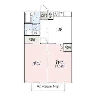メゾン・エントピア【1階】の間取り