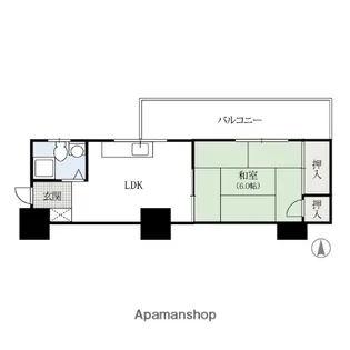 ウスダム高崎 Ⅱ【4階】の間取り