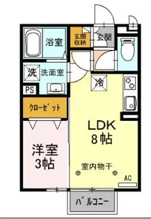 ヴィラ フォレスタ B【2階】の間取り