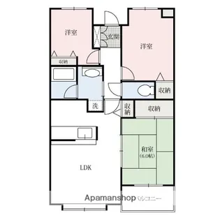 LA FRANCE【3階】の間取り