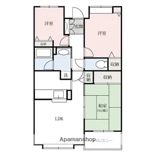 LA FRANCE【3階】の間取り