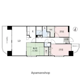 RM2【6階】の間取り
