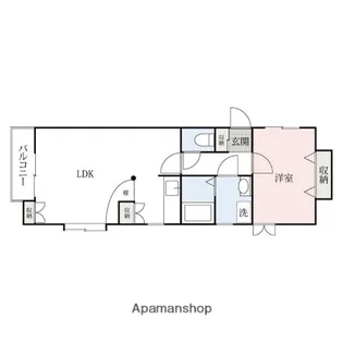 ドリーム1号館【2階】の間取り