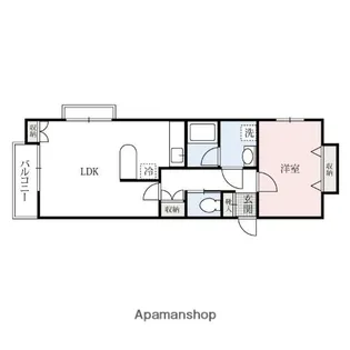 ドリーム1号館【1階】の間取り