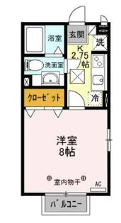 ヴィクトワール【1階】の間取り