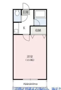 群馬県高崎市下小鳥町【アパート】の間取り