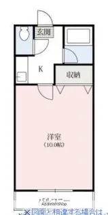 群馬県高崎市下小鳥町【アパート】の間取り