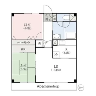 エバーグリーン高崎倉賀野弐番館【10階】の間取り