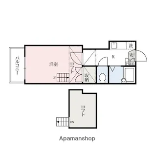 ボア・ターデ【2階】の間取り