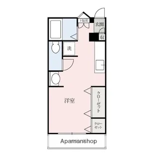 カイセイハイツ【1階】の間取り