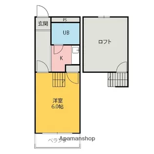 群馬県佐波郡玉村町大字下新田【アパート】の間取り