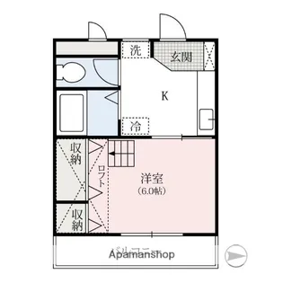 クリーンハイツ【2階】の間取り