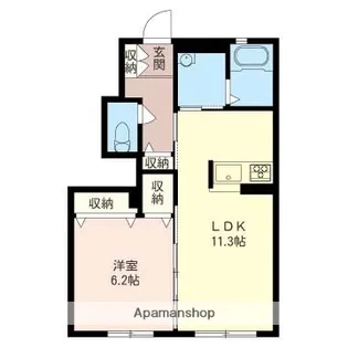 シャコンヌ【1階】の間取り