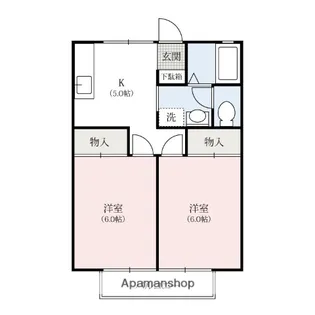 アムール【2階】の間取り