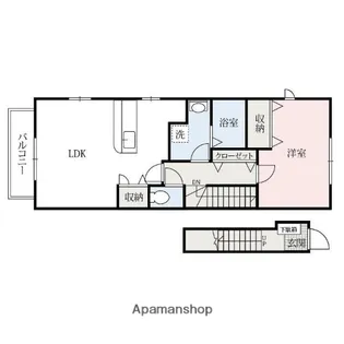 クァイエットⅡ【2階】の間取り